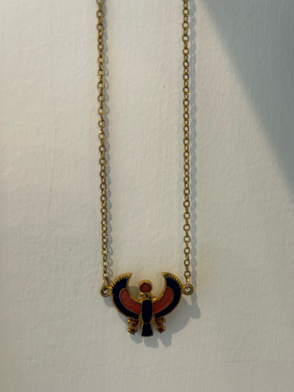 Metropolitan Museum of Art (MMA) 1976 King Tut Falcon Necklace 12K GF